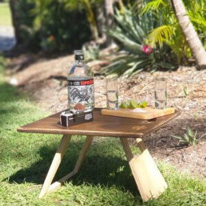 Square Ohana Folding Picnic Table - Chocolate