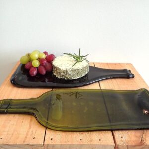 Wine Bottle Platter And Cheese Board