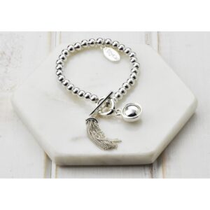 Silver Tassel & Fob Bracelet