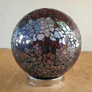 Friendship Ball Mixed Metal Red Mosaic
