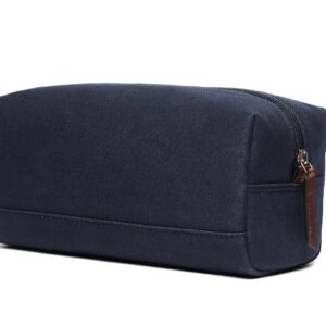 Toby - Canvas Wash Bag - Navy Blue
