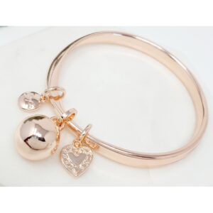 Rose Gold Ball Bangle