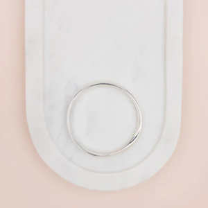 Silver Twisted Bangle