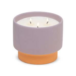 Colour Block 16oz Purple/orange Ceramic Violet & Vanilla