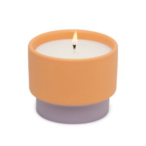 Colour Block 6 Oz Orange/purple Ceramic Violet & Vanilla
