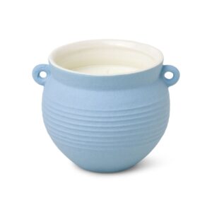 Santorini 8.5oz. Textured Light Blue Ceramic Rosemary Sea Salt