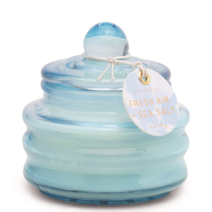 Beam 3oz Blue Small Glass Vessel & Lid Fresh Air & Sea Salt: 2024