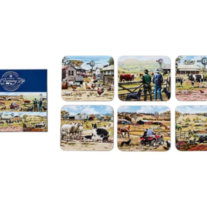 A Farming Life 6pk Coasters