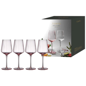Esme Blush 4pk Wine Glass