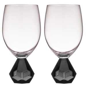 Zhara Onyx 2pk Wine Glass
