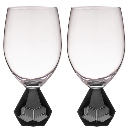 Zhara Onyx 2pk Wine Glass