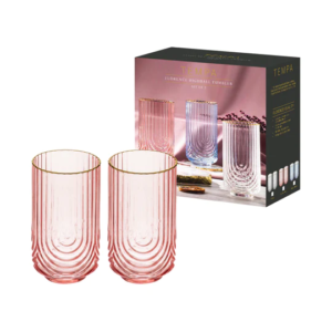 Florence Opulent Pink 2pk Highball Tumbler