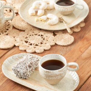 Ceylon Oval White Tray