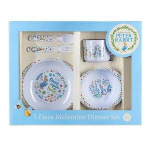 5pc Dinner Set: Classic Peter Rabbit