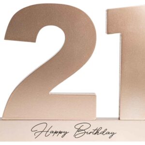 21 Rose Gold Signature Block