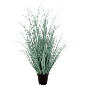 61cm Artificial Grass W Blk Pot