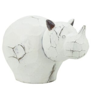 Rhino Family White 13cm