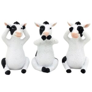 Hear See Speak Set Cows 16x10cm