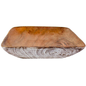 Large Wood Nut Tray 20x20cm