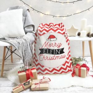 Christmas Elfin' Christmas Santa Sack