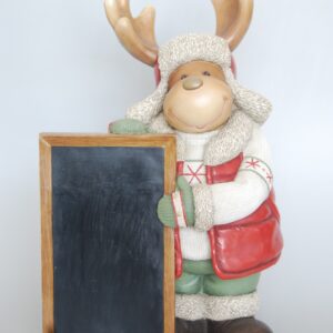 Reindeer Chalk Board 52cm