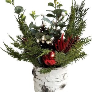 Traditional Red Detail Potte Bunch - 40cm