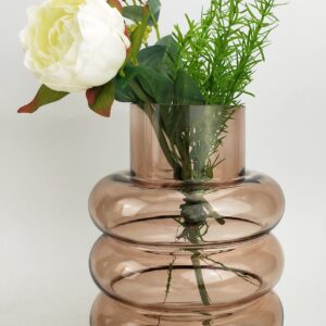 Tommy Ring Glass Vase - Rose Medium