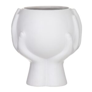 Circle Of Life Pot - White