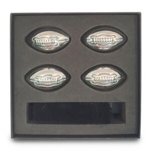 Footy Ball Ice Cubes - 4 Pieces Stainless Steel