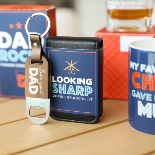 Fathers Day Love Bottle Opener Keyring