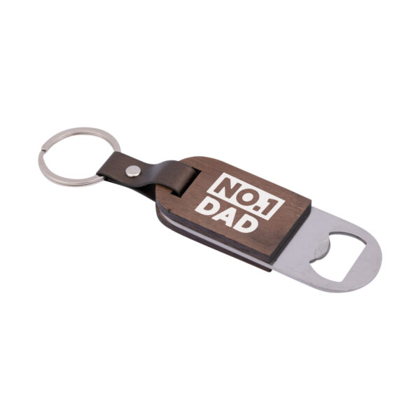 Fathers Day No 1 Bottle Opener Keyring