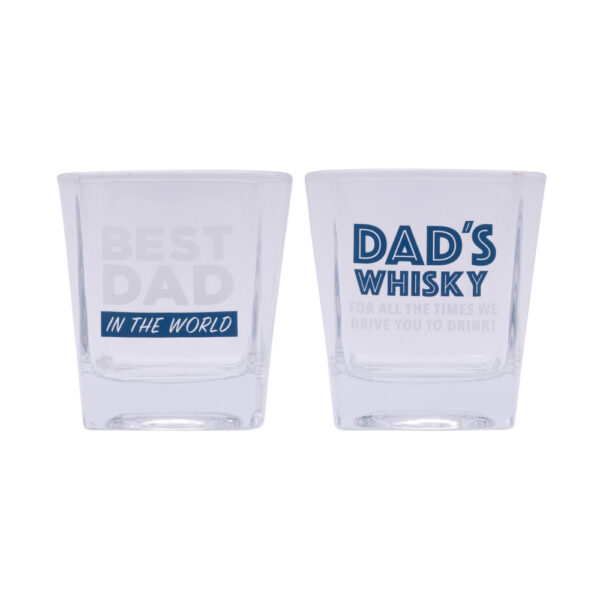 Fathers Day Dad's Whisky Glass