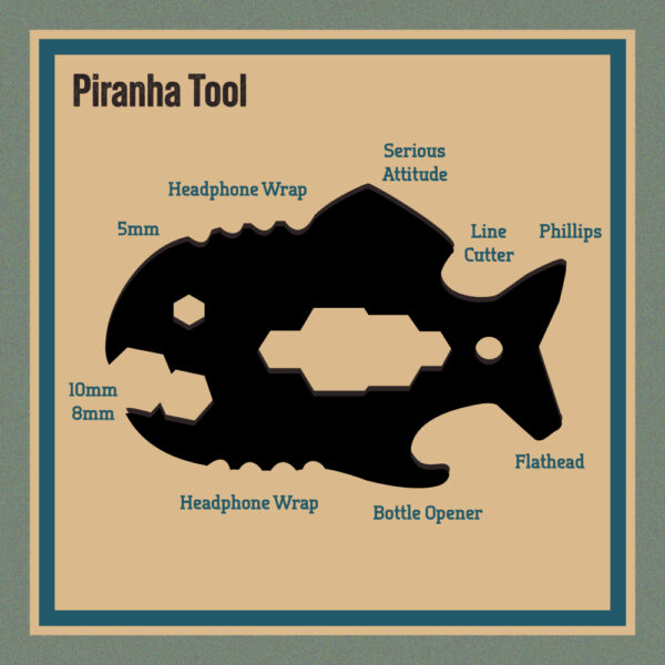 Trixie & Milo Piranha Multi Tool