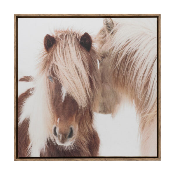 Home Sweet Home Horses Framed Canvas 64x