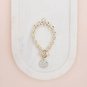 Gold Bling Circle Bracelet