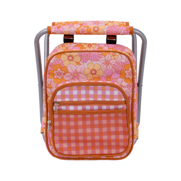 Picnic Retro Floral Cooler Chair