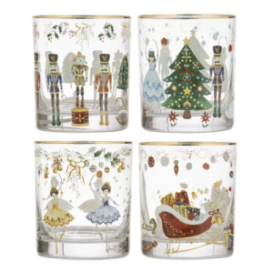 Christmas Wonderland Crystal 4pk Tumbler