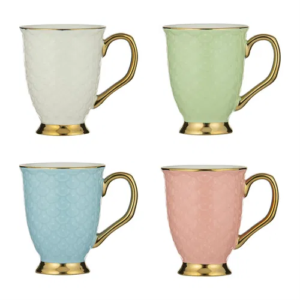 Ripple Footed Mug Assorted