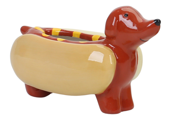 Hotdog Planter Brown