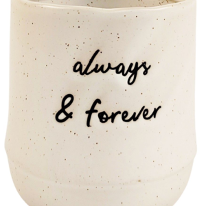 Positivity Quote Always And Forever Planter
