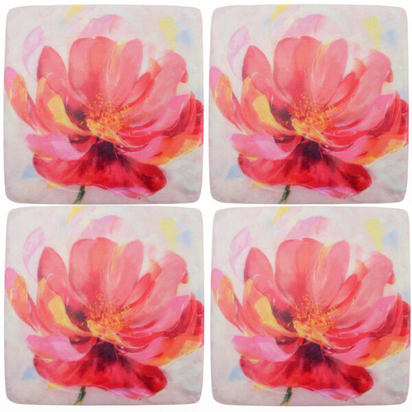 S4 Flaming Bloom Coaster 10x10