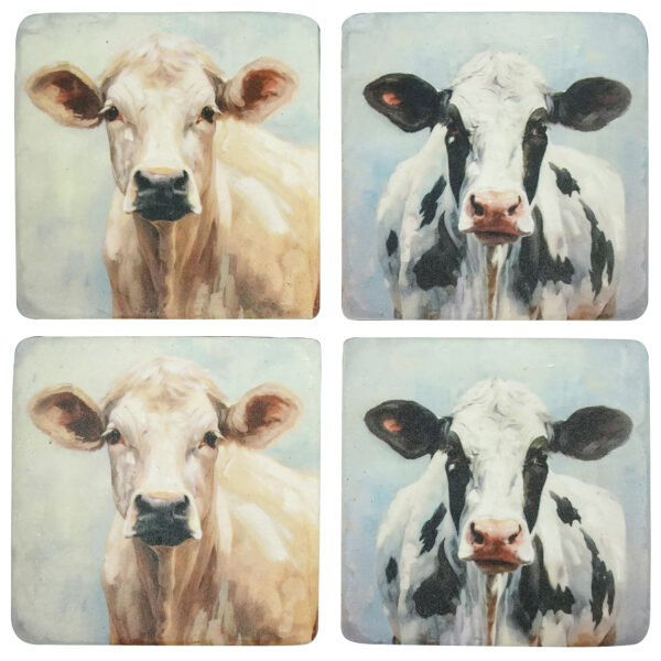 Moo-la-la-res Coaster 10x10