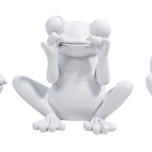 Hss Set Frogs 24x6x8 White