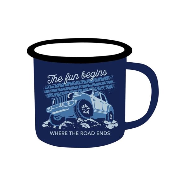 Adventure 4 X 4 Adventure Enamel Mug