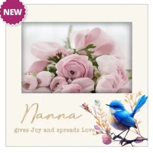 Mystical Blooms Epoxy Photo Frame 4x6 Nanna