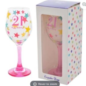 Birthday Party 21st Winr Glass