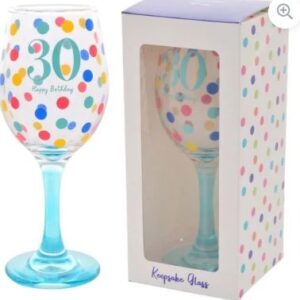 Birthday Party 30 Wine Glass