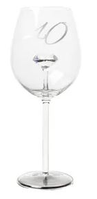 Celeste Wine Glass Happy Birthday - 40