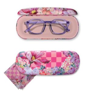Glasses Case With Cleaning Cloth - Pool Party Florals