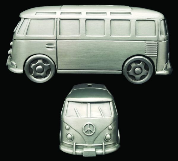 Pewter Combi Van Money Box